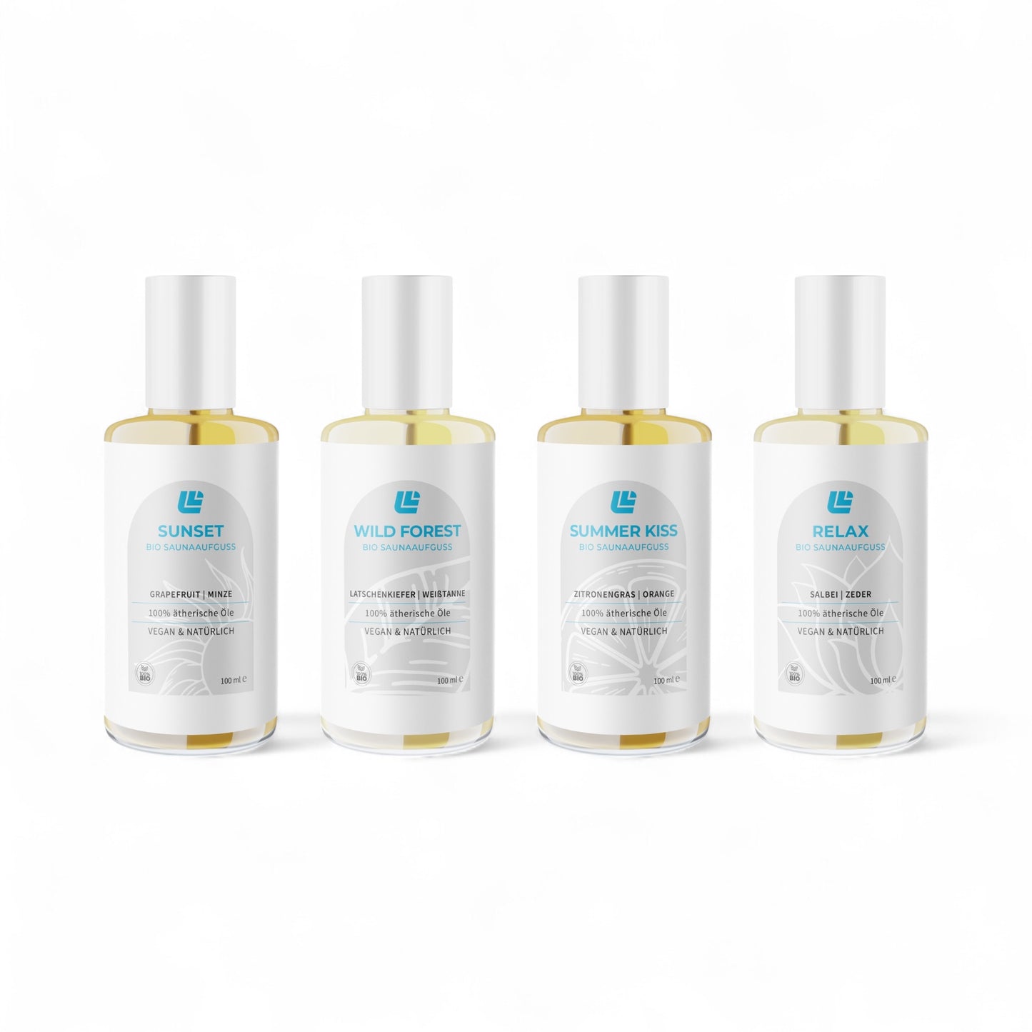 Bio Saunaaufguss 4er Set