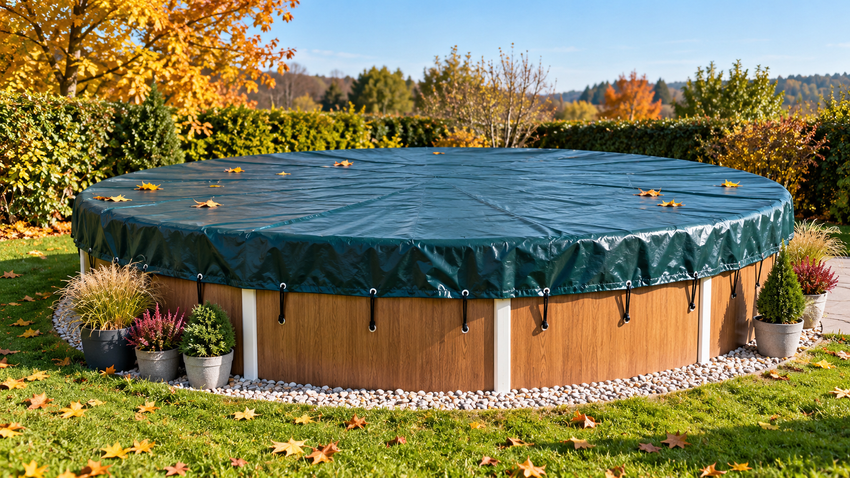 Welche Poolabdeckplane für den Winter? Größen, Material & Tipps