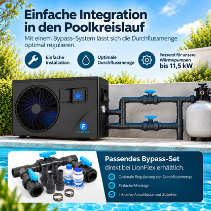 Inverter Pool Wärmepumpe 11,5 kW – WiFi | bis 50 m³