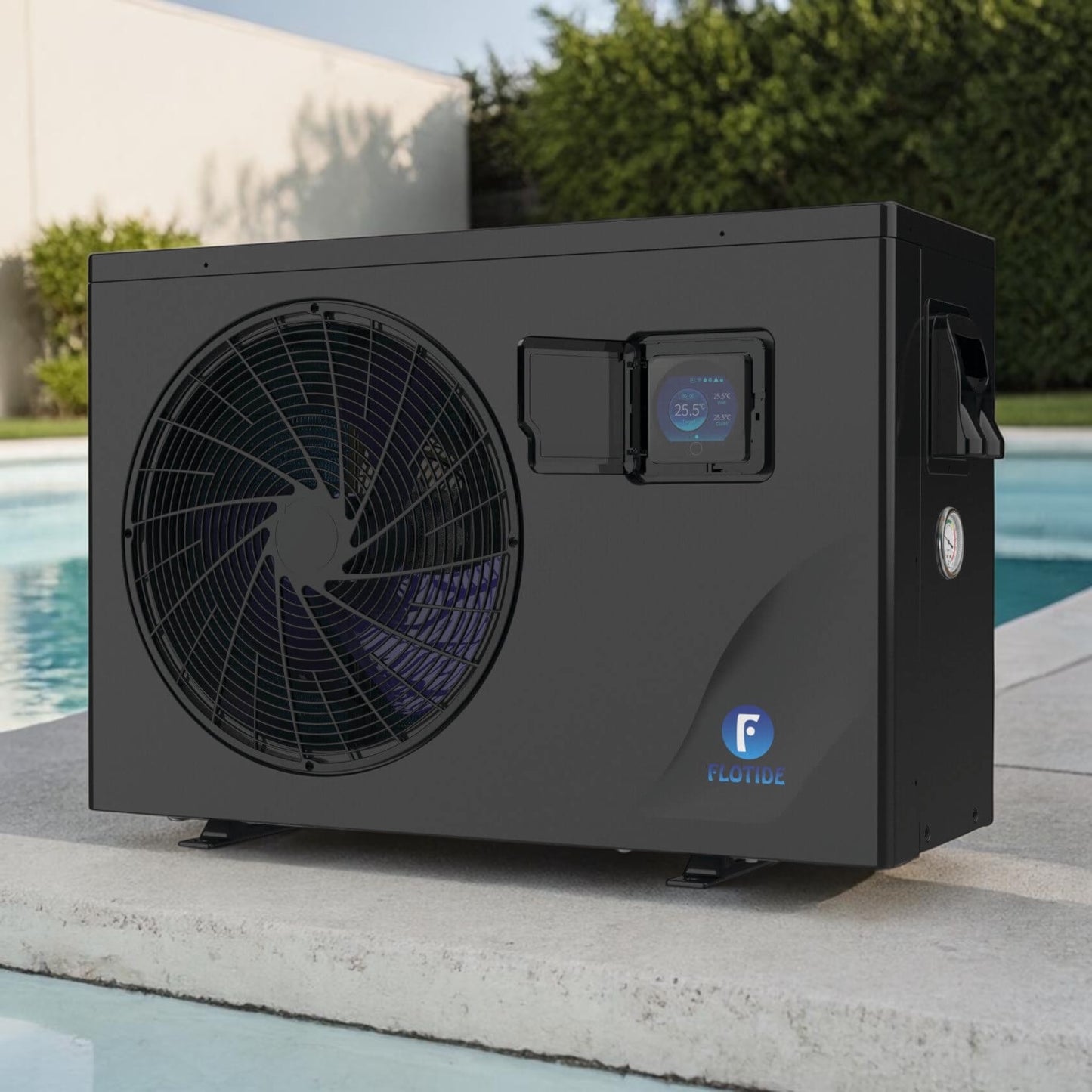 Inverter Pool Wärmepumpe 13,2 kW – Leise, Effizient & Smart (bis 60 m³)