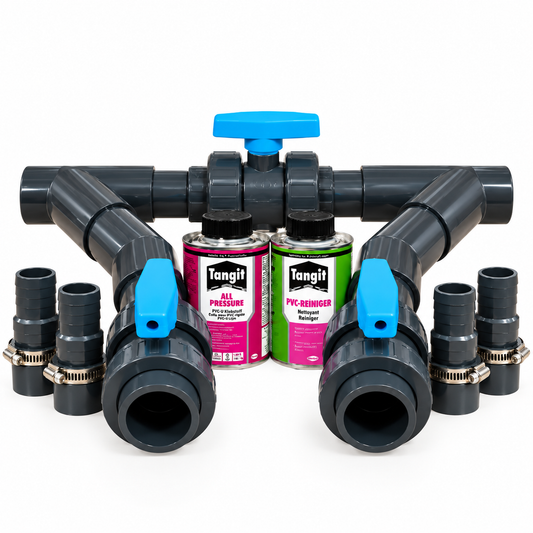 Pool Bypass Set Basic Deluxe 45°