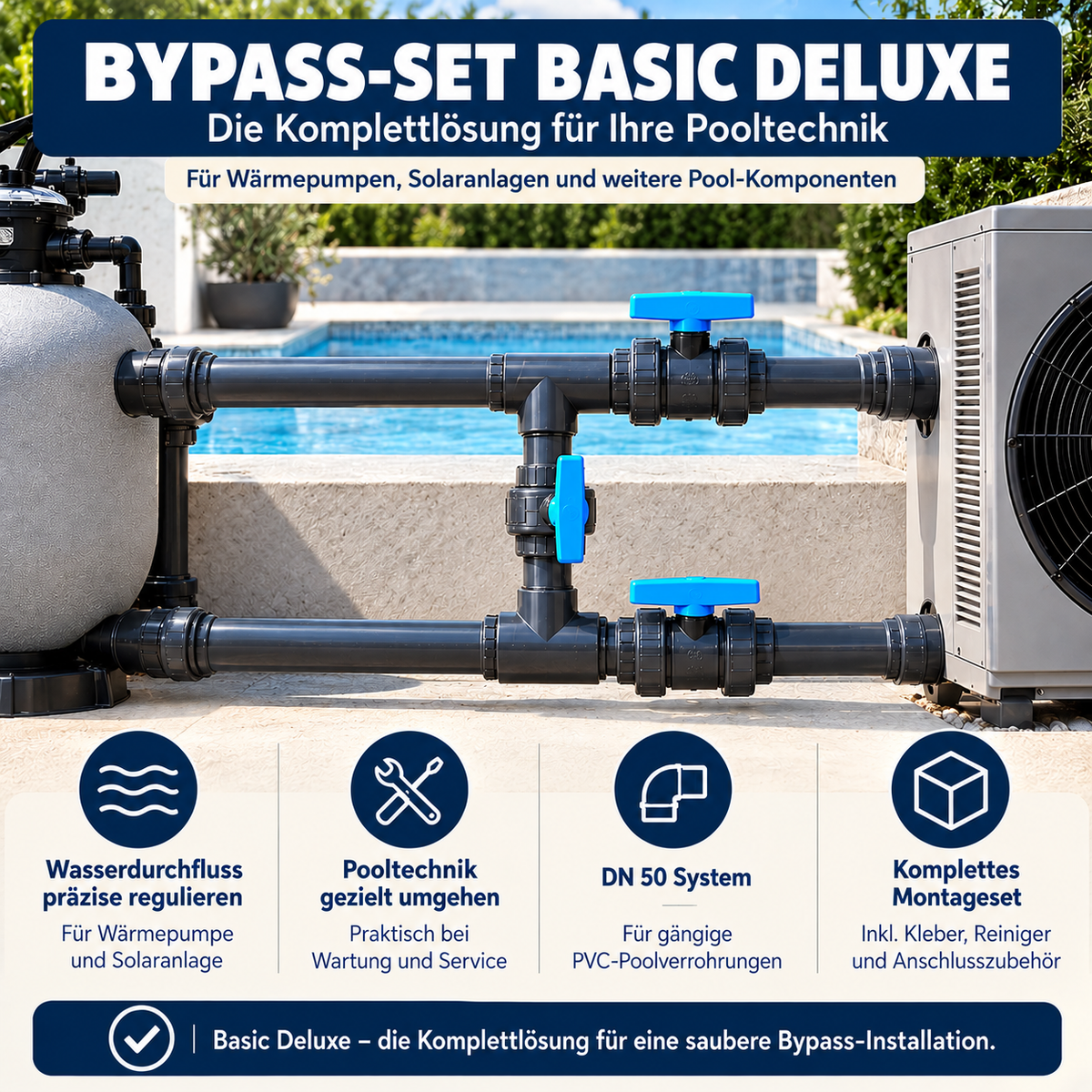 Pool Bypass Set Basic Deluxe