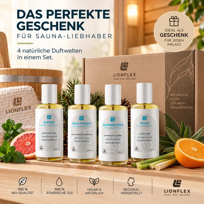 Bio Saunaaufguss 4er Set