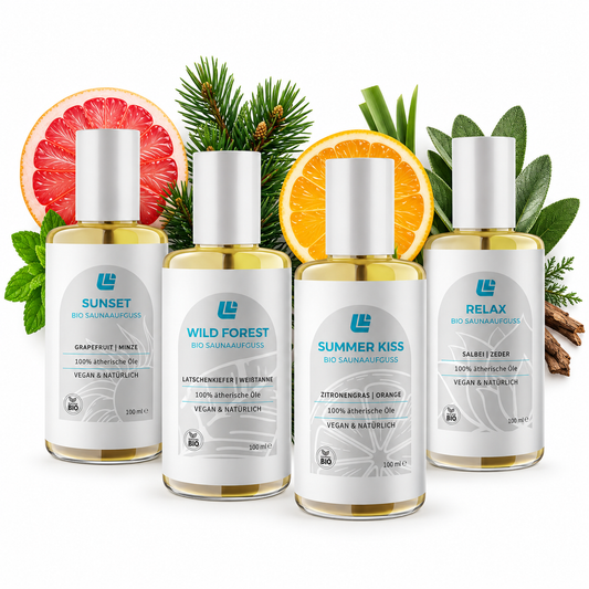 Bio Saunaaufguss 4er Set