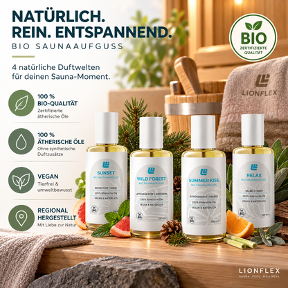 Bio Saunaaufguss 4er Set