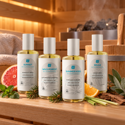 Bio Saunaaufguss 4er Set