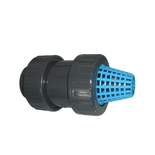 PVC Rückschlagventil mit Korb | DN 50 mm