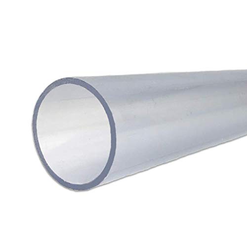 PVC Druckrohr Transparent - Länge 1 m